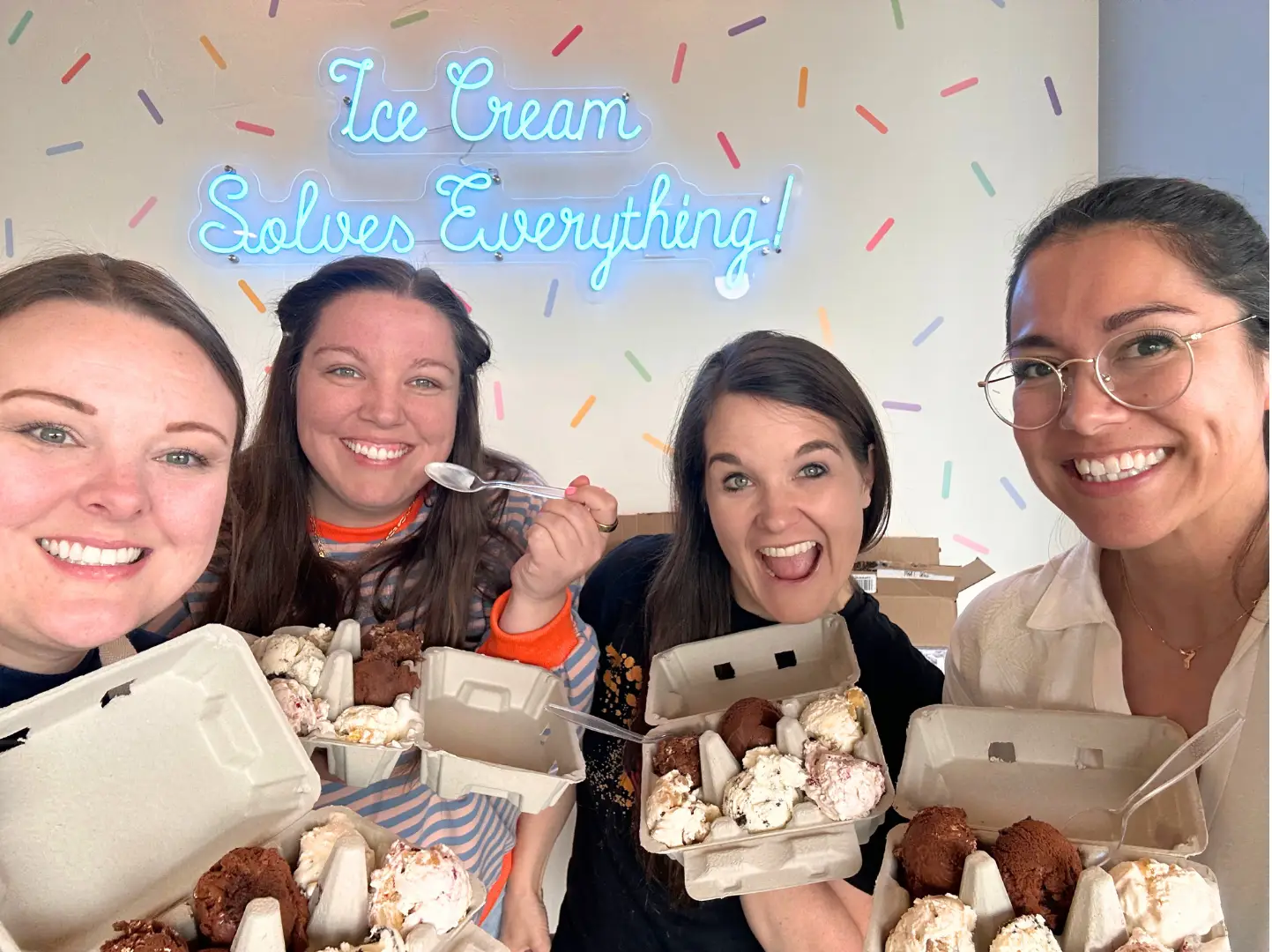 Ice Cream Solves everything at Thurgood Creamery